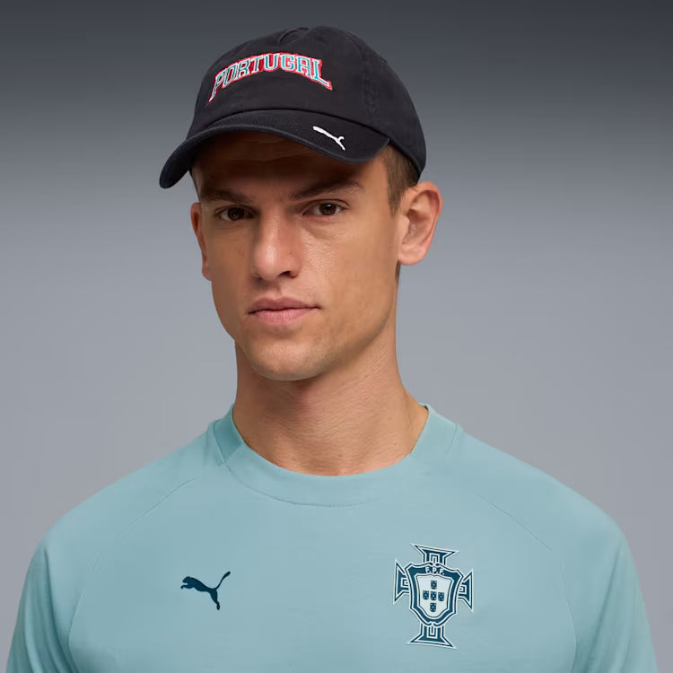 Puma Portugal ftblCulture Adjustable Hat - Puma Black / Puma White