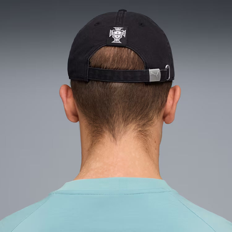 Puma Portugal ftblCulture Adjustable Hat - Puma Black / Puma White