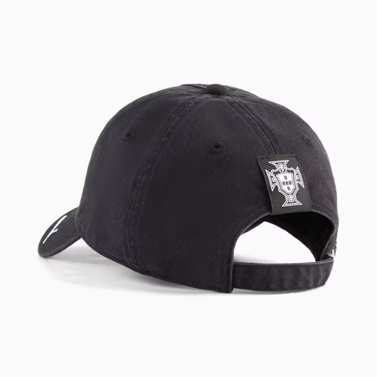 Puma Portugal ftblCulture Adjustable Hat - Puma Black / Puma White