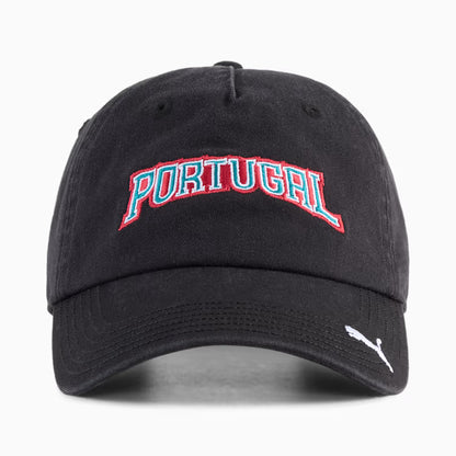 Puma Portugal ftblCulture Adjustable Hat - Puma Black / Puma White