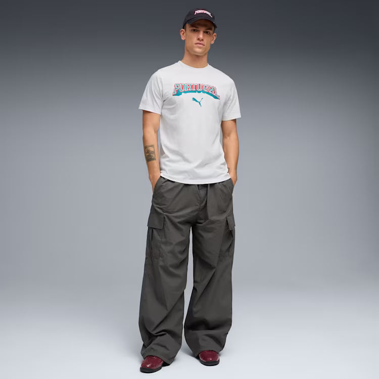 Puma Portugal FtblCulture Soccer Tee - Puma White / Green Lagoon