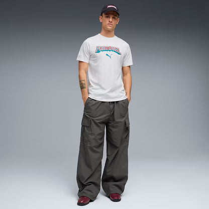 Puma Portugal FtblCulture Soccer Tee - Puma White / Green Lagoon