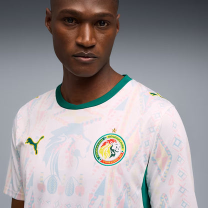Puma Senegal Home Soccer Jersey - Puma White / Wild Green