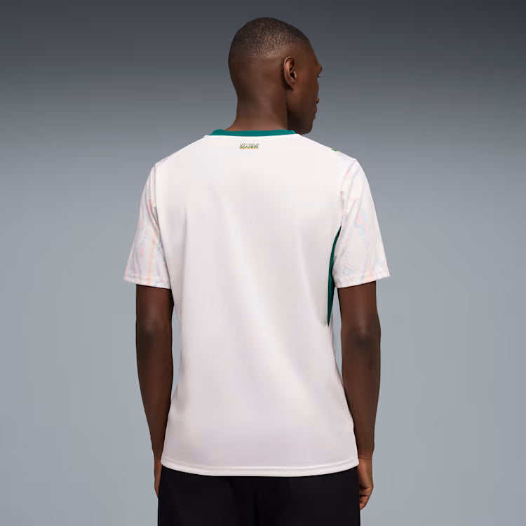 Puma Senegal Home Soccer Jersey - Puma White / Wild Green
