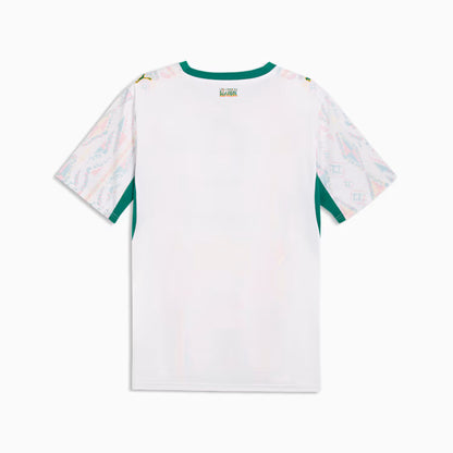 Puma Senegal Home Soccer Jersey - Puma White / Wild Green