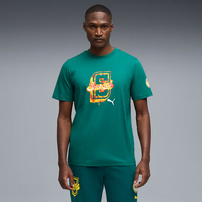 Puma Senegal FtblCulture Soccer Tee - Wild Green / Pelé Yellow