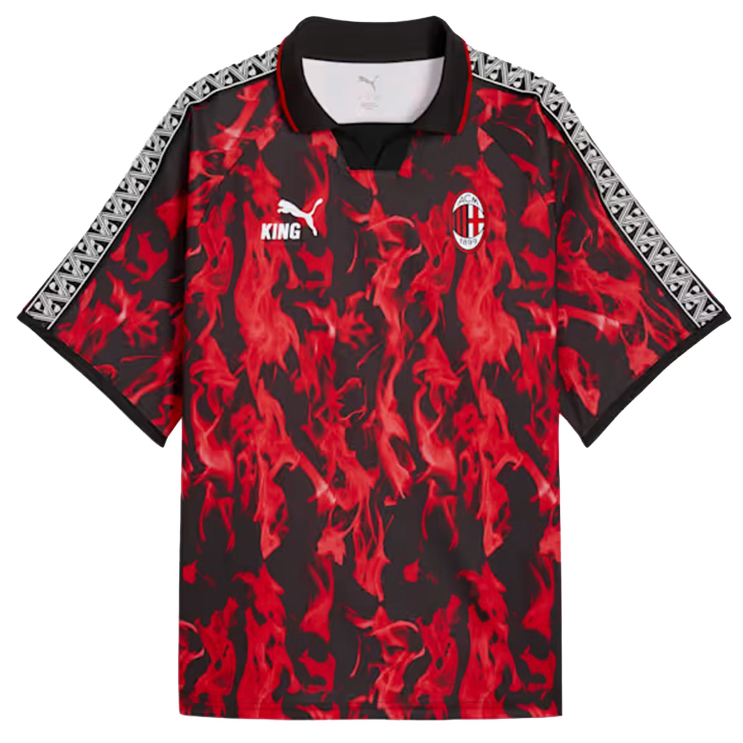 Puma AC Milan KING Retro Soccer Jersey - For All Time Red / Puma Black For All Time Red Puma Black