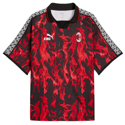 Puma AC Milan KING Retro Soccer Jersey - For All Time Red / Puma Black For All Time Red Puma Black