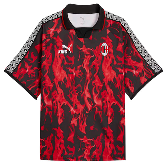 Puma AC Milan KING Retro Soccer Jersey - For All Time Red / Puma Black For All Time Red Puma Black