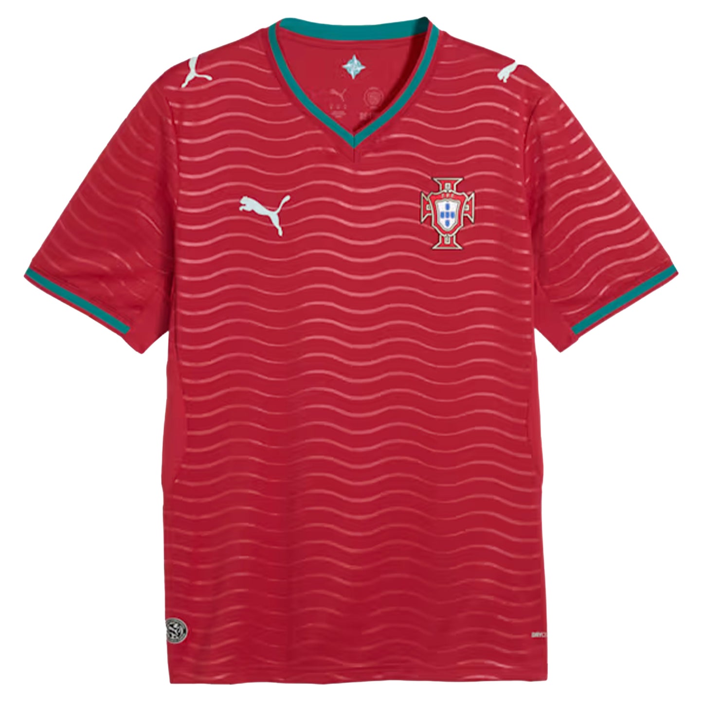 Puma Portugal Home Soccer Jersey - Club Red / Green Lagoon Club Red Green Lagoon