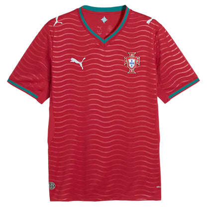 Puma Portugal Home Soccer Jersey - Club Red / Green Lagoon Club Red Green Lagoon