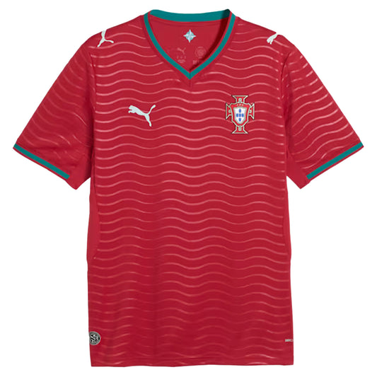 Puma Portugal Home Soccer Jersey - Club Red / Green Lagoon Club Red Green Lagoon