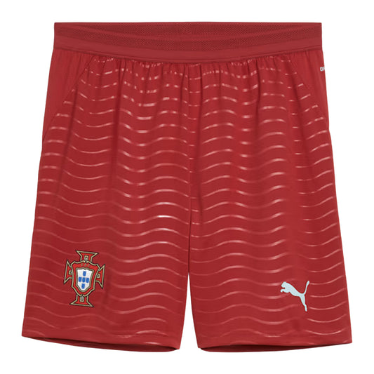 Puma 2026 Portugal Soccer Shorts - Club Red / Green Lagoon Club Red Green Lagoon