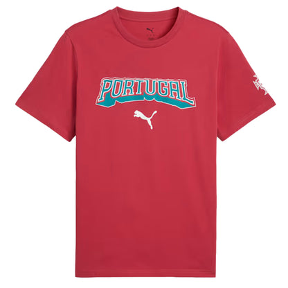 Puma Portugal FtblCulture Soccer Tee - Club Red / Puma White Club Red Puma White