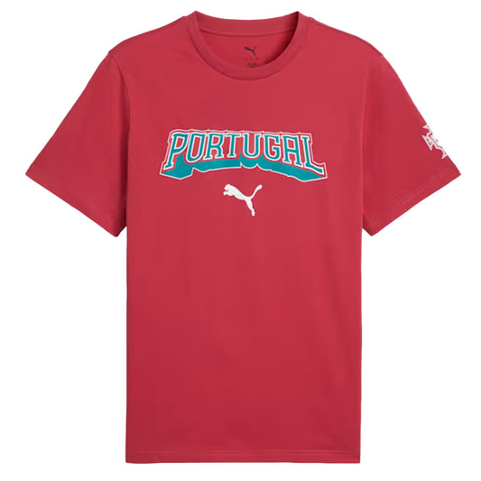 Puma Portugal FtblCulture Soccer Tee - Club Red / Puma White Club Red Puma White