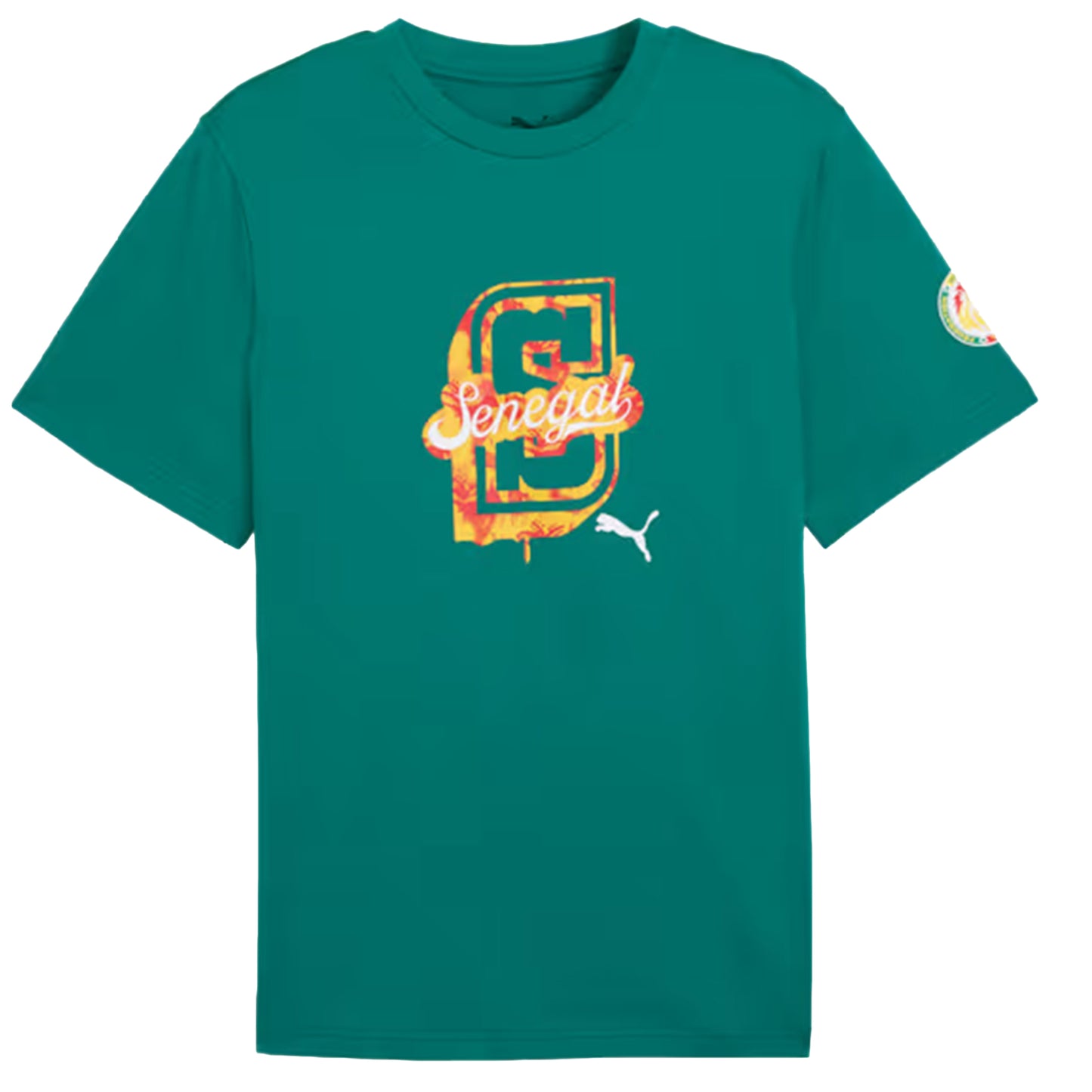 Puma Senegal FtblCulture Soccer Tee - Wild Green / Pelé Yellow