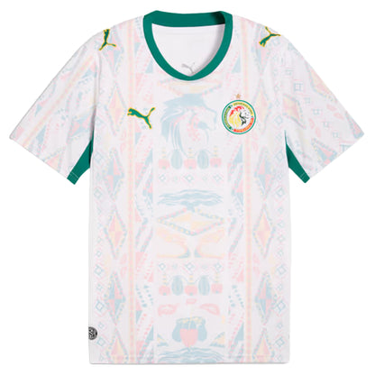 Puma Senegal Home Soccer Jersey - Puma White / Wild Green Puma White Wild Green