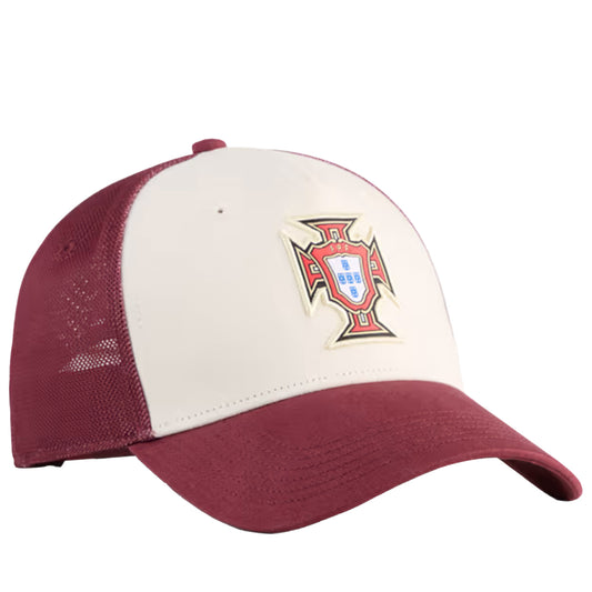 Puma Portugal KING Trucker Hat - Ruby Shimmer / Alpine Snow Ruby Shimmer Alpine Snow One size
