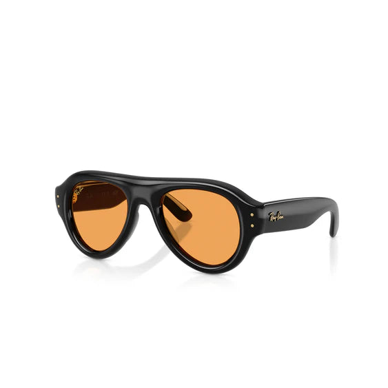 Ray-Ban x A$SAP Rocky Aviator Puffer - Black / Orange