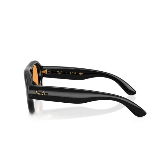 Ray-Ban x A$SAP Rocky Aviator Puffer - Black / Orange