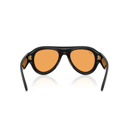 Ray-Ban x A$SAP Rocky Aviator Puffer - Black / Orange