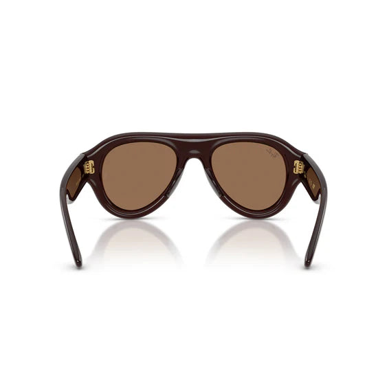 Ray-Ban x A$AP Rocky Aviator Puffer - Dark Brown