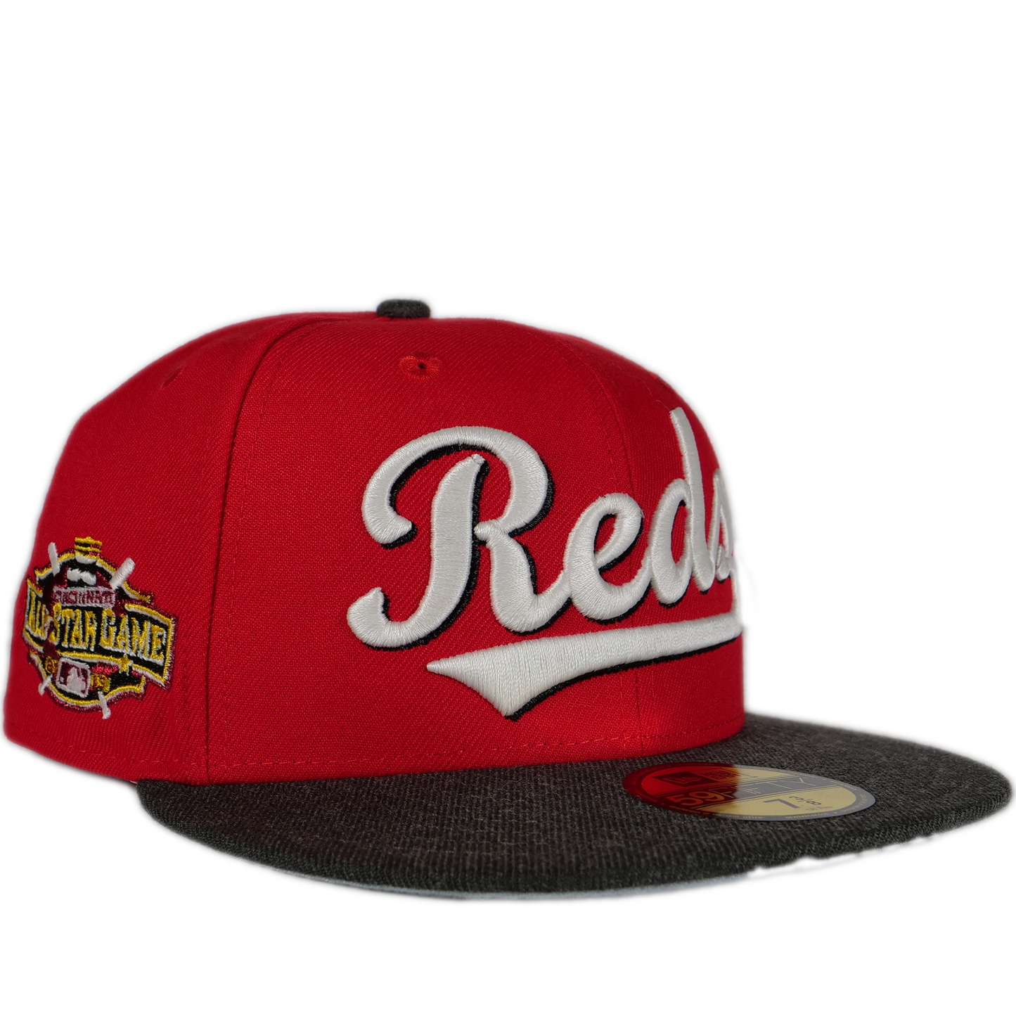 New Era Cincinnati Reds 59FIFTY Fitted Hat - Red/ Graphite/ Grey