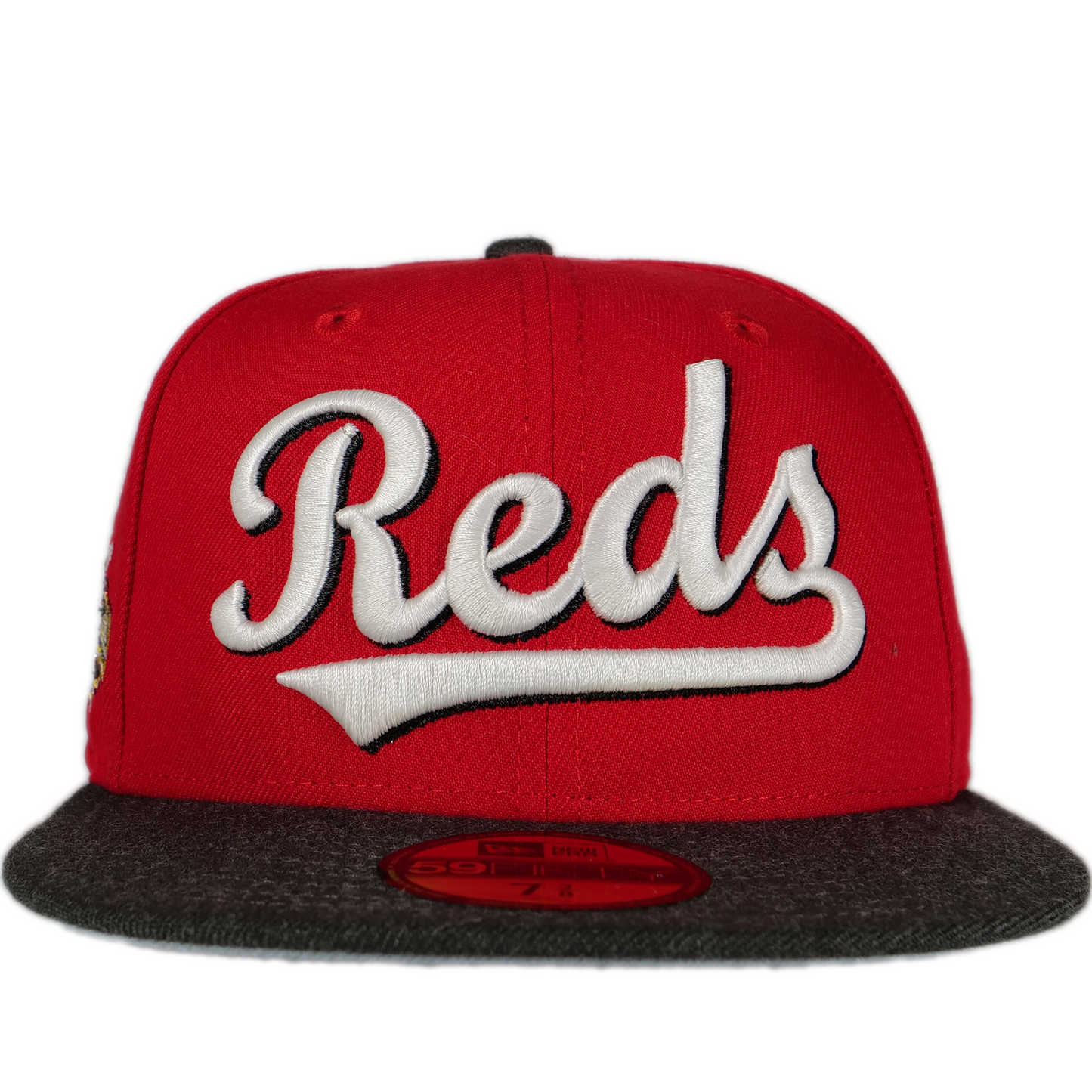 New Era Cincinnati Reds 59FIFTY Fitted Hat - Red/ Graphite/ Grey