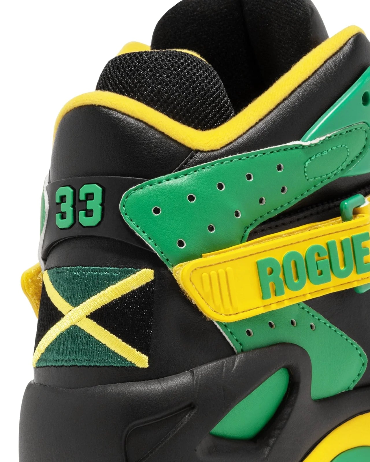 Men's Ewing Rogue Jamaica - Black/Green/Gold