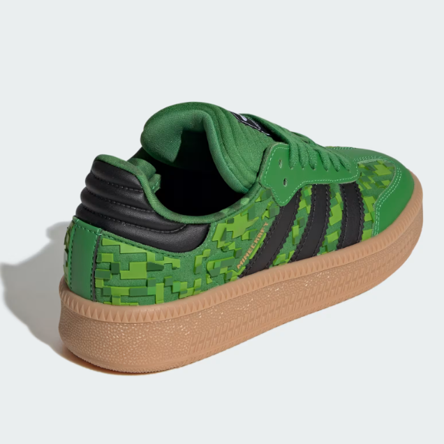 Grade School Adidas Samba XLG x MINECRAFT