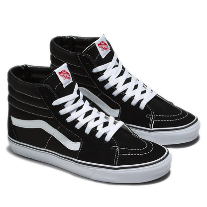 Men's Vans SK8-Hi- Black/ White