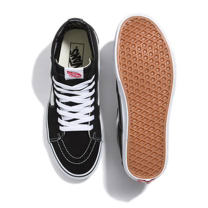 Men's Vans SK8-Hi- Black/ White