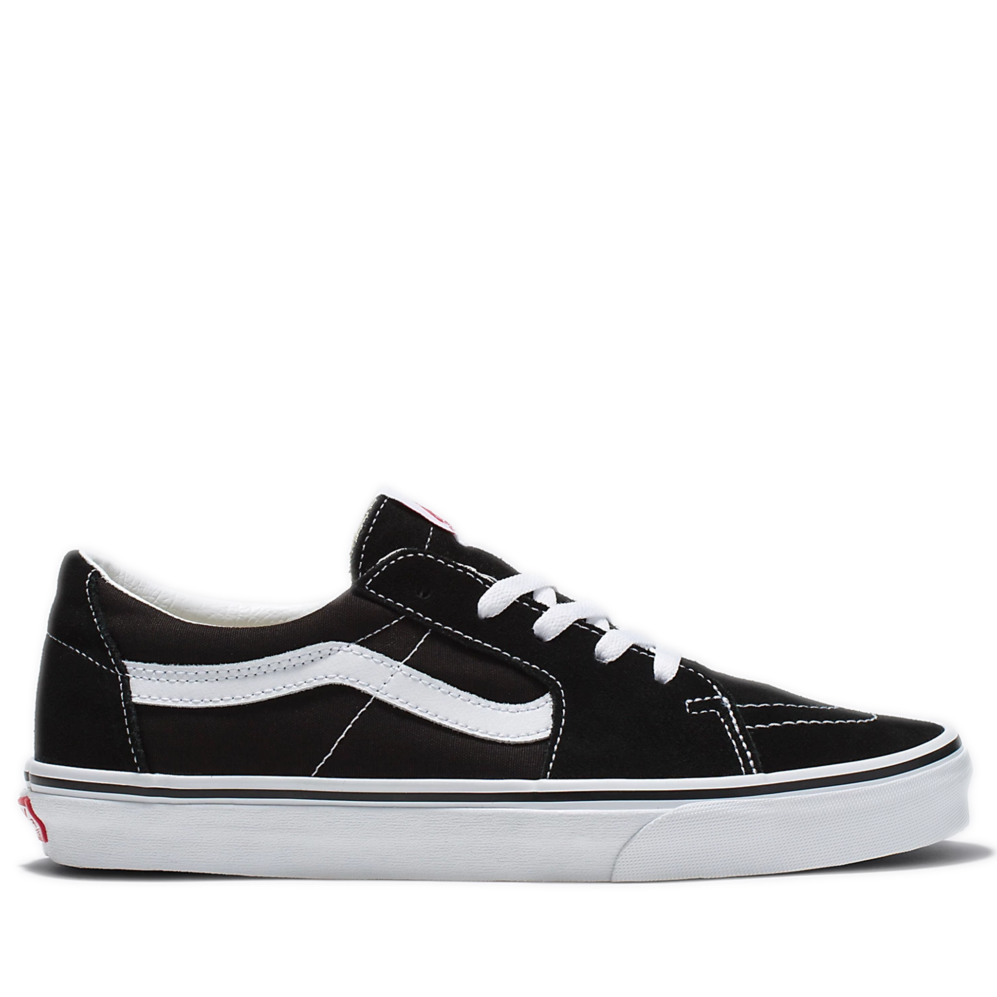 Men's Vans SK8-Low - Black/ White – Cool J's Miami