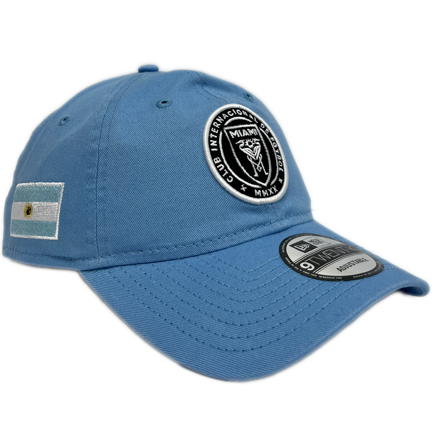 New Era Inter Miami 9TWENTY Adjustable Hat - Sky