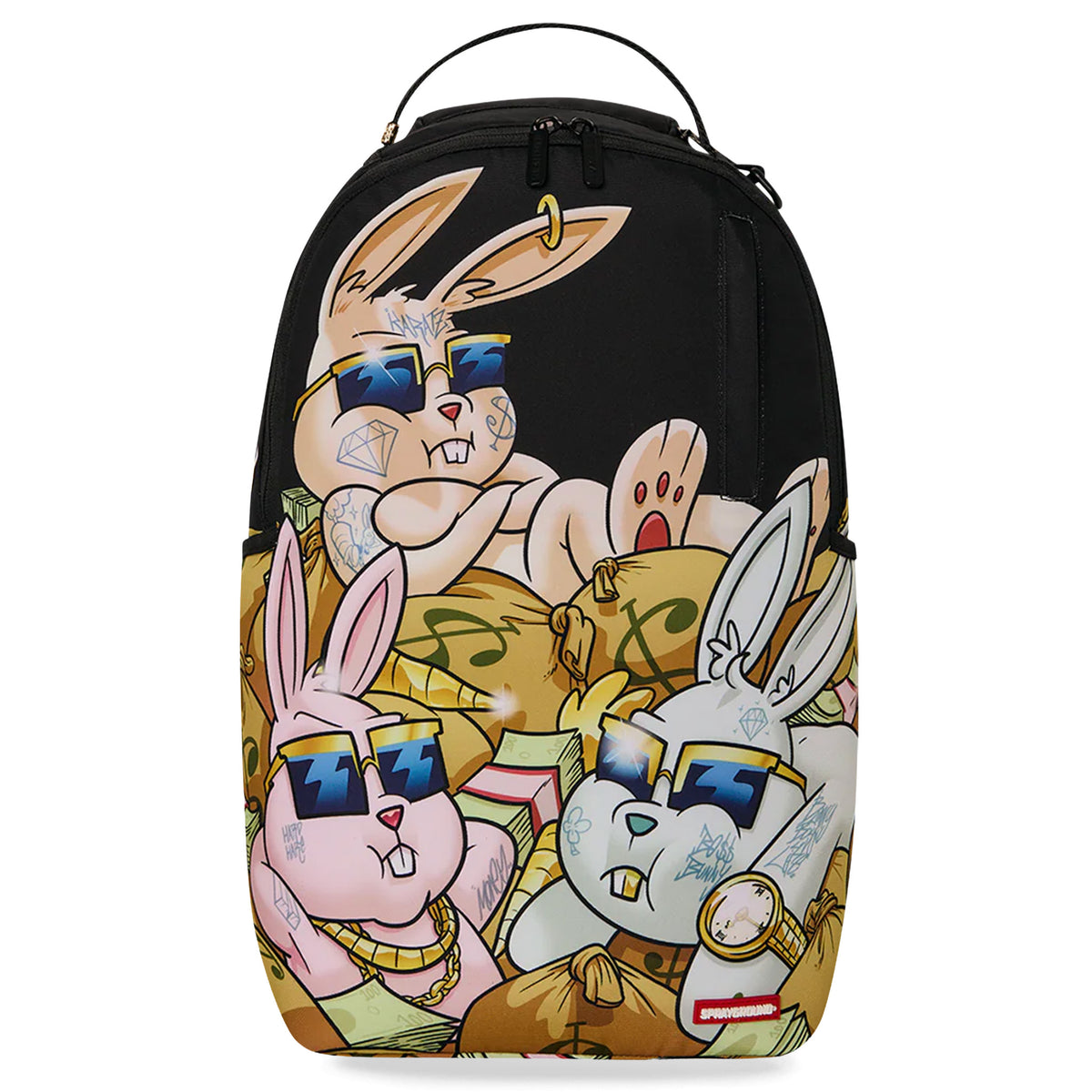 Sprayground Bunny Banks Billions Backpack - Black