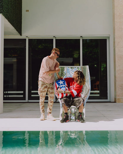 Sprayground Jon z PR Flag - Red / White / Blue
