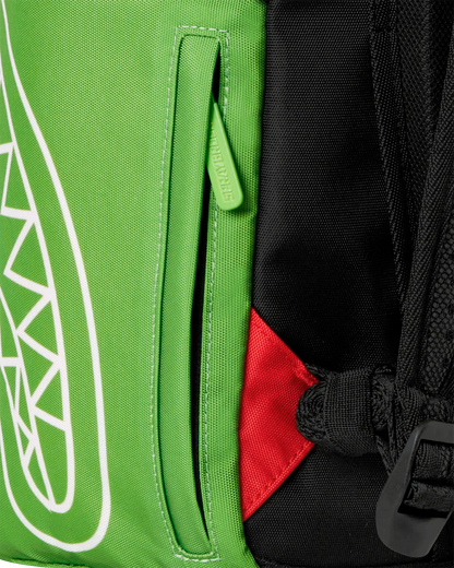 Sprayground Money Bear The Disruptor Backpack - Green / White