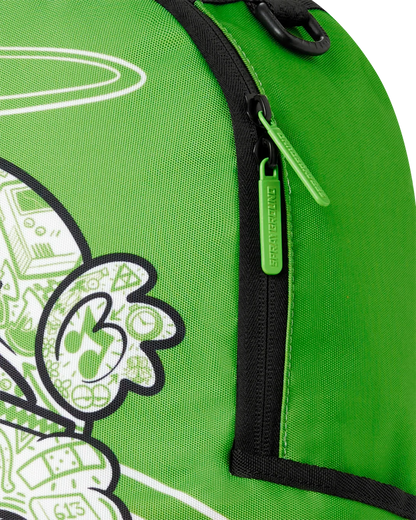 Sprayground Money Bear The Disruptor Backpack - Green / White