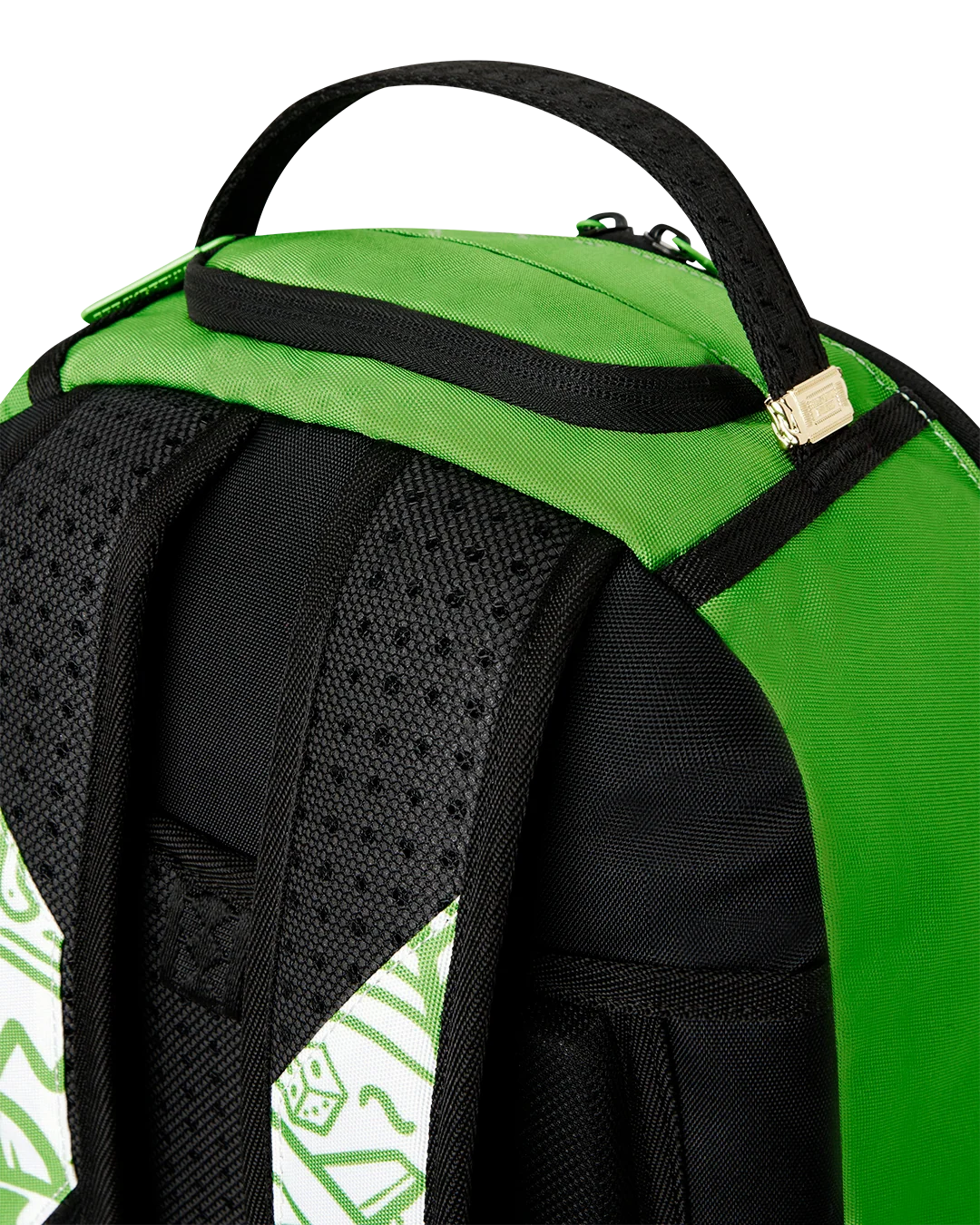 Sprayground Money Bear The Disruptor Backpack - Green / White