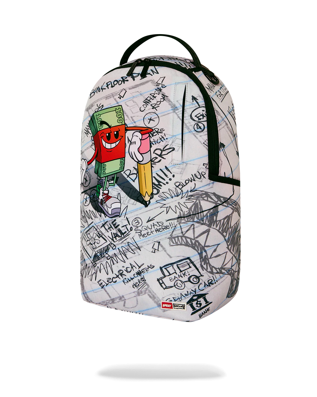 Sprayground Money Boy Schematics Backpack - Multicolor