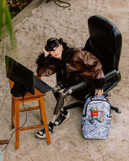 Sprayground Money Boy Schematics Backpack - Multicolor