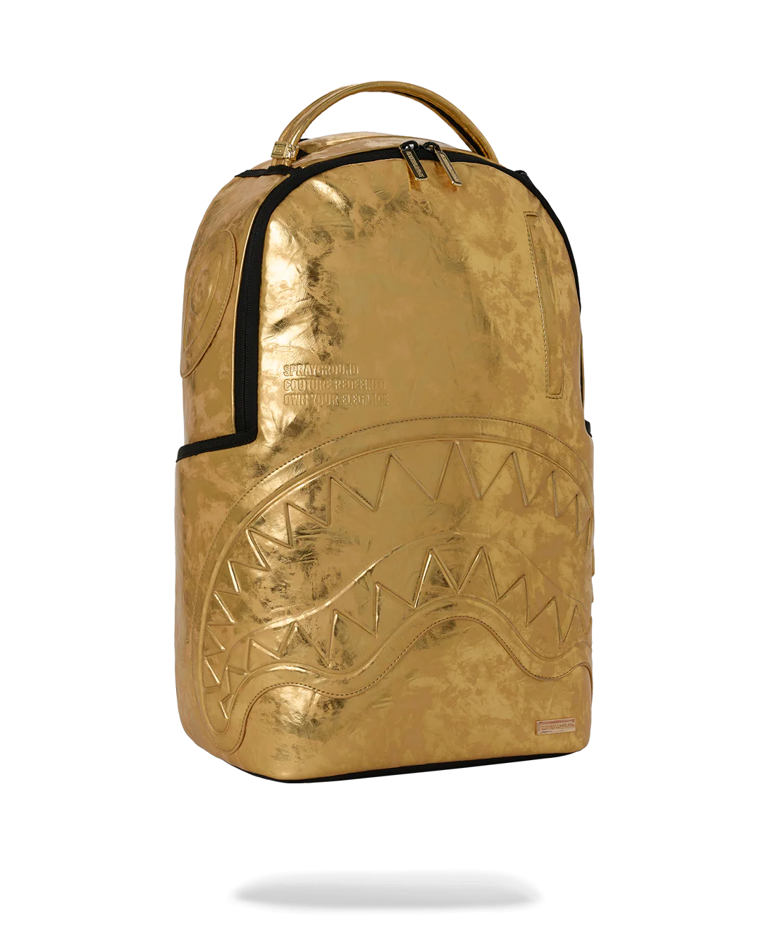 Sprayground Shark Central Golden Age Backpack -  Gold