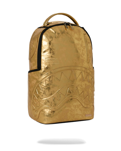 Sprayground Shark Central Golden Age Backpack -  Gold