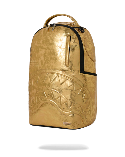 Sprayground Shark Central Golden Age Backpack -  Gold