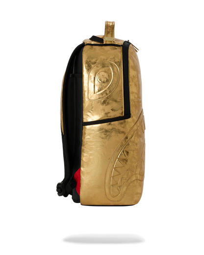 Sprayground Shark Central Golden Age Backpack -  Gold