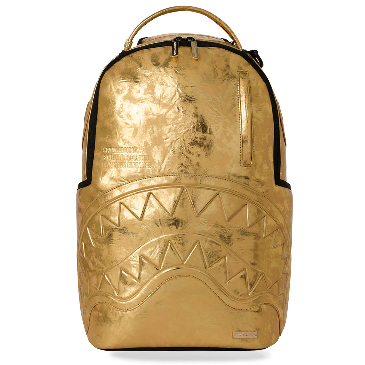 Sprayground Shark Central Golden Age Backpack -  Gold