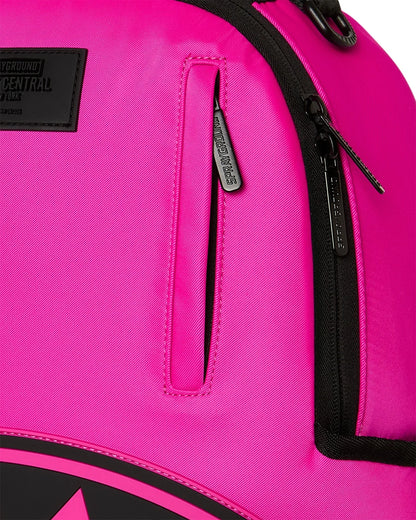 Sprayground Shark Central White Stencil Backpack - Pink