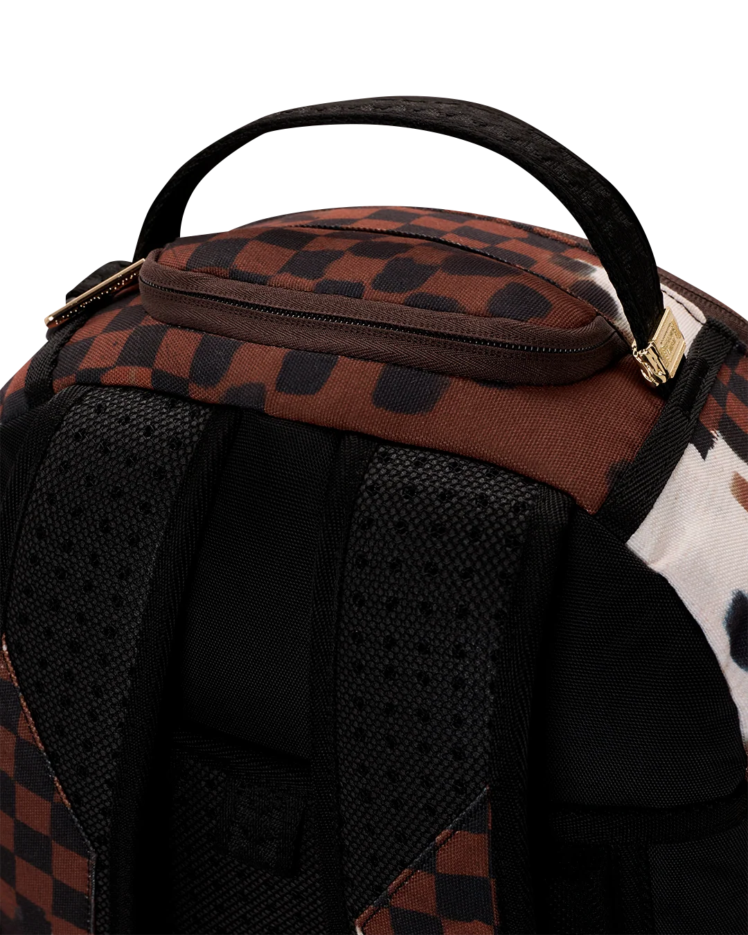 Sprayground Shark In Paris Backpack - Brown/White