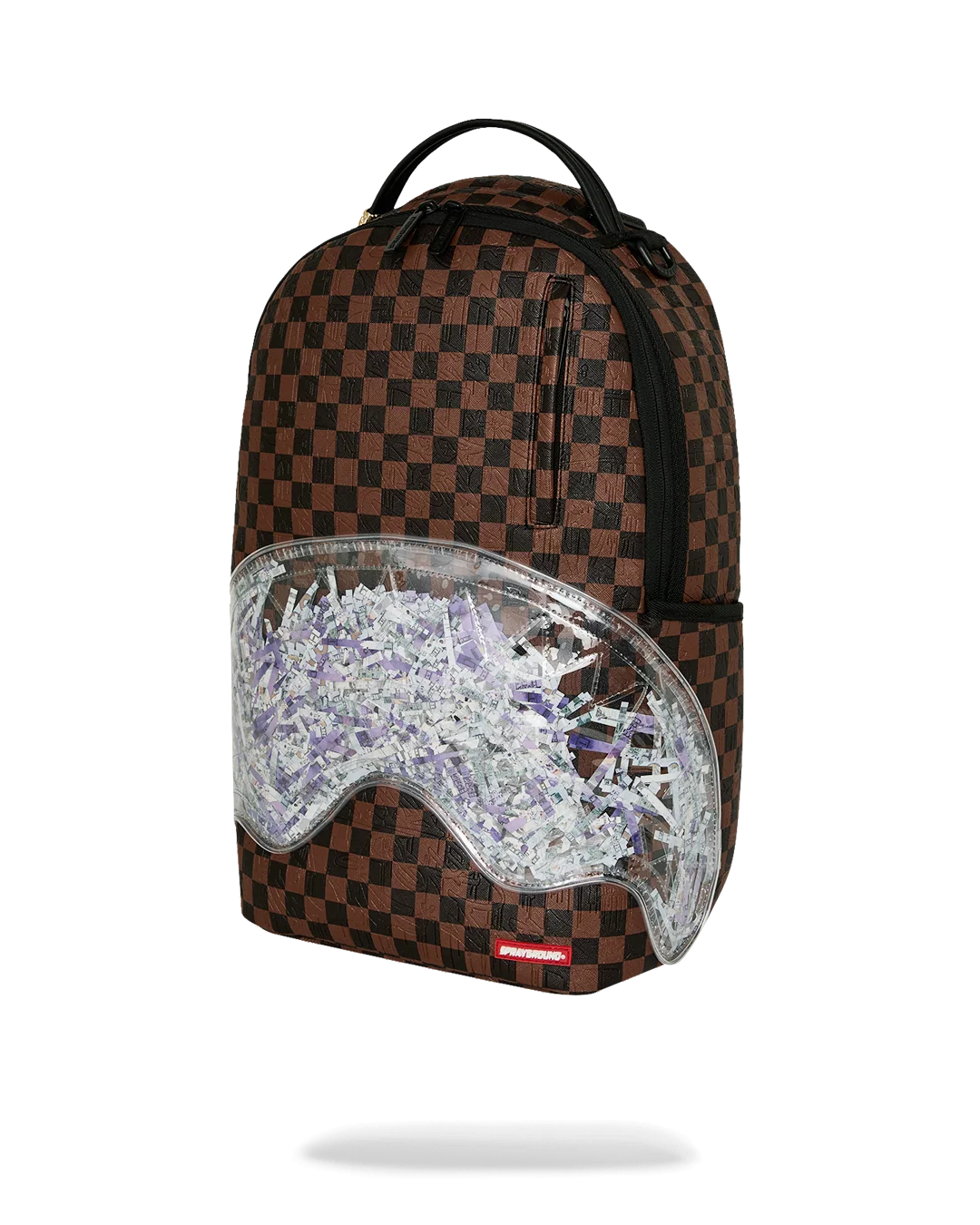 Sprayground Shred Shark Backpack - Brown