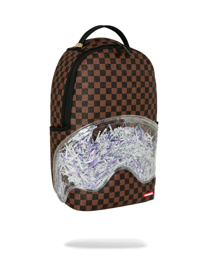 Sprayground Shred Shark Backpack - Brown
